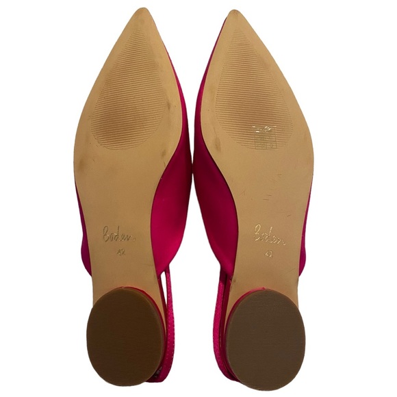 Boden Hot Pink Jewel Embellished Closed Toe Sling Back Sandals Pumps Size 42 - Picture 3 of 5